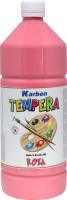 Opakowanie Farba tempera w butelce 1l. Różowy , Karbon