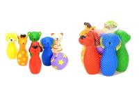 Gumowe kręgle Zwierzątka. Wydawca: ToiToys. SmakLiter.pl Opakowanie Gumowe kręgle Zwierzątka