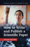 Okładka książki How to Write and Publish a Scientific Paper