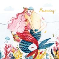 Opakowanie Karnet 155x155 Ślub - Syreny