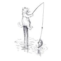 Opakowanie Karnet B6 z kopertą A Fishing Story