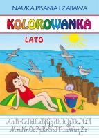 Kolorowanka Lato. Autor: Guzowska Beata. SmakLiter.pl Okładka książki Kolorowanka Lato