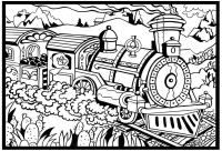 Opakowanie Kolorowanka Welwetowa 29,7x21 Pociąg