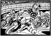 Opakowanie Kolorowanka Welwetowa 29,7x21 Żużel