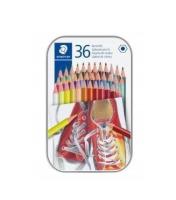 Opakowanie Kredki sześciokątne 36 kolorów metalowe opakowanie