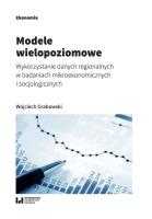 Modele wielopoziomowe. Autor: Grabowski Wojciech. SmakLiter.pl Okładka książki Modele wielopoziomowe