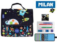 Opakowanie Multipiórnik z 2 piórnikami SUPER HEROES SPACE niebieski