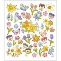 Opakowanie Naklejki Kwiaty Wiosenne