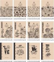 Opakowanie Notatnik ozdobny 105x125/64K gładki FRESH