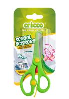 Nożyczki szkolne z osłoniętym ostrzem 14cm CRICCO. Wydawca: Cricco. SmakLiter.pl Opakowanie Nożyczki szkolne z osłoniętym ostrzem 14cm CRICCO