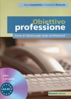 Obiettivo professione Podręcznik + CD. Autor: Costantino Anna. SmakLiter.pl Okładka książki Obiettivo professione Podręcznik + CD