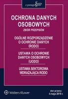 Okładka książki Ochrona danych osobowych Zbiór przepisów