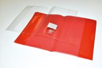 Okładka na zeszyt DONAU A5 czerwona 25 sztuk. Wydawca: Donau. SmakLiter.pl Opakowanie Okładka na zeszyt DONAU A5 czerwona 25 sztuk