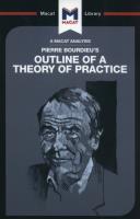 Pierre Bourdieu's Outline of a Theory of Practice. Autor: Maggio Rodolfo. SmakLiter.pl Okładka książki Pierre Bourdieu's Outline of a Theory of Practice