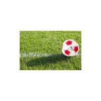 Opakowanie Piłka nożna biało czerwona rozmiar 5