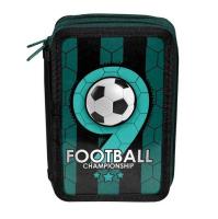 Opakowanie Piórnik 2-komorowy b.w. Football PP19F-022BW PASO