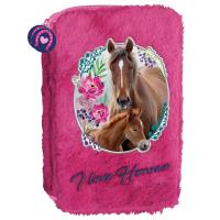 Opakowanie Piórnik dwukomorowy F Konie 18 DERFORM