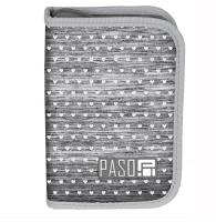 Opakowanie Piórnik jednokomorowy z wyposażeniem szary w serca