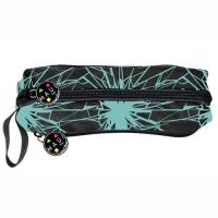 Opakowanie Piórnik trzykomorowy Maui and Sons zielono-czarny