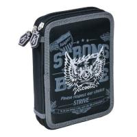 Opakowanie Piórniki dwukomorowy Drifted czarny