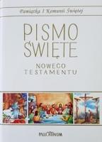 Pismo Świete - NT małe (komunia, komis). Autor:   Praca zbiorowa. SmakLiter.pl Okładka książki Pismo Świete - NT małe (komunia, komis)