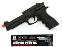 Pistolet ze światłem i dźwiękiem. Wydawca: Pierot Wydawnictwo. SmakLiter.pl Opakowanie Pistolet ze światłem i dźwiękiem