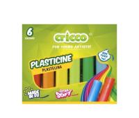 Plastelina 6 kolorów CRICCO. Wydawca: Cricco. SmakLiter.pl Opakowanie Plastelina 6 kolorów CRICCO