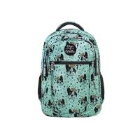 Okładka książki Plecak Buldog z koroną miętowy