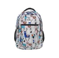 Opakowanie Plecak Kolorowe lamy szary