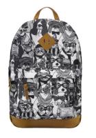 Okładka książki Plecak Psy czarno - biały