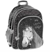 Opakowanie Plecak szkolny Horse czarno-szary