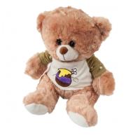 Opakowanie Pluszowy miś brązowy w koszulce z miodkiem 30cm
