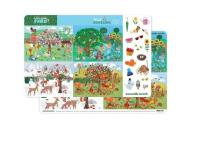 Podkładka Cztery pory roku. Wydawca: Crocodile Creek. SmakLiter.pl Opakowanie Podkładka Cztery pory roku