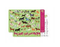 Podkładka Konie. Wydawca: Crocodile Creek. SmakLiter.pl Opakowanie Podkładka Konie