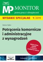 Potrącenia komornicze i administracyjne z wynagrodzeń. Autor: Pęśko Bożena. SmakLiter.pl Okładka książki Potrącenia komornicze i administracyjne z wynagrodzeń