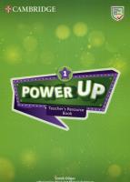 Power Up Level 1 Teacher's Resource Book. Autor: Dilger Sarah, Nixon Caroline, Tomlinson Michael. SmakLiter.pl Okładka książki Power Up Level 1 Teacher's Resource Book