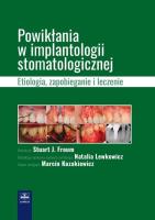 Okładka książki Powikłania w implantologii stomatologicznej.