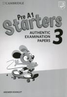 Opakowanie Pre A1 Starters 3 Answer Booklet