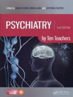 Okładka książki Psychiatry by Ten Teachers