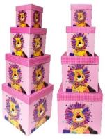 Opakowanie Pudełko składane lew (11x11x11) ROZETTE