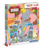Opakowanie Puzzle 2x20 Super kolor Dumbo