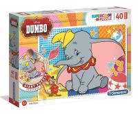Opakowanie Puzzle 40 podłogowe Super kolor Dumbo