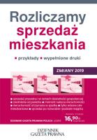 Rozliczamy sprzedaż mieszkania - zmiany 2019. Autor: Ziółkowski Grzegorz. SmakLiter.pl Okładka książki Rozliczamy sprzedaż mieszkania - zmiany 2019