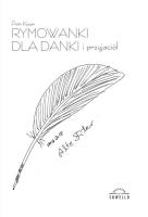 Rymowanki dla Danki i przyjaciół. Autor: Kocjan Piotr. SmakLiter.pl Okładka książki Rymowanki dla Danki i przyjaciół