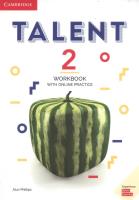 Talent 2 Workbook with Online Practice. Autor: Phillips Alun. SmakLiter.pl Okładka książki Talent 2 Workbook with Online Practice