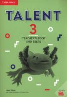 Talent 3 Teacher's Book and Tests. Autor: Weale Helen, Kennedy Clare, Ting Teresa. SmakLiter.pl Okładka książki Talent 3 Teacher's Book and Tests