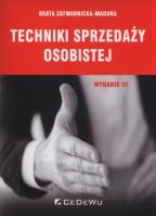 Okładka książki Techniki sprzedaży osobistej