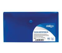 Opakowanie Teczka kopertowa PP DL pozioma niebieska (10szt)