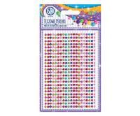 Opakowanie Tęczowe perełki naklejki mix kolor
