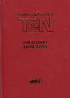 Terminarz nauczyciela TEN Rok szkolny 2019/2020 bordowy. Wydawca: eMPi2 Mariana Pietraszewskiego. SmakLiter.pl Opakowanie Terminarz nauczyciela TEN Rok szkolny 2019/2020 bordowy